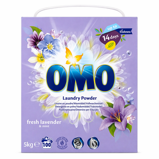 OMO Omo Color Washing Powder Fresh Lavender & Mint 5 kg – 100 Washes
