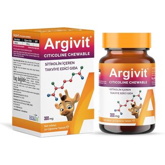 Argivit Argivit Citicoline Chewable 300 mg – 30 Kauwtabletten