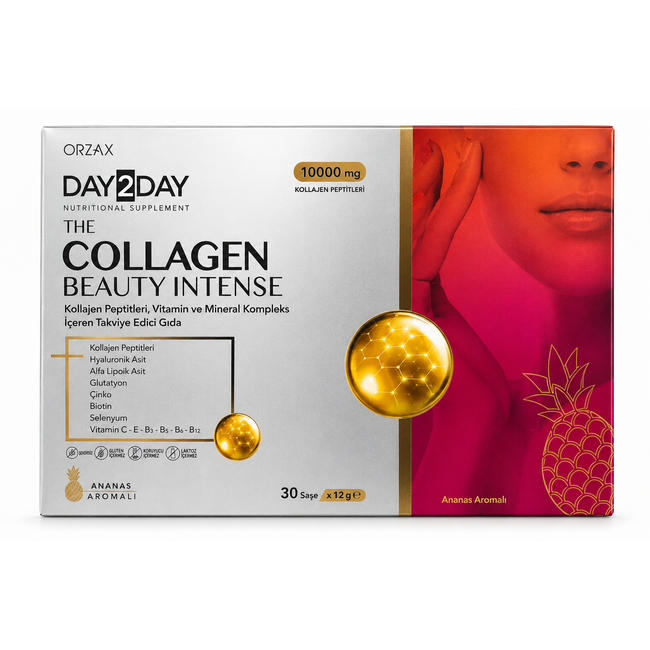 Day2Day  The Collagen Beauty Intense 30 Sobres Piña | 10.000 mg Colágeno