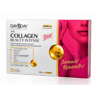 Day2Day  Day2Day The Collagen Beauty Intense Erdbeere 30 Sachets | 10.000 mg Kollagen