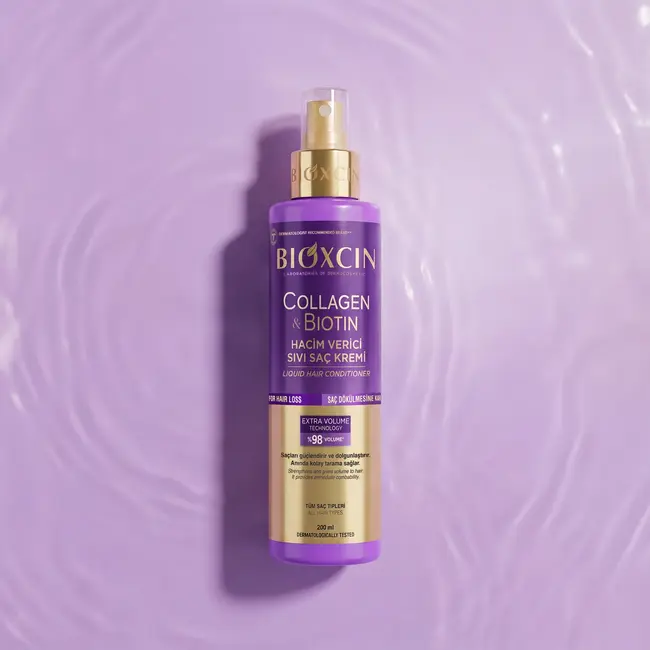 Bioxcin Collagen & Biotin Volumegevende Leave-In Conditioner 200 ml | Voor Fijn en Futloos Haar
