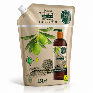 Eyup  Sabri Tuncer Eyüp Sabri Tuncer Natural Olive Oil Liquid Soap 1.5L Refill Pack