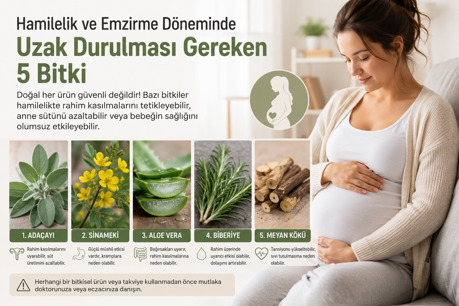 Avrupa'daki Türk Kadınlar Arasında Yaygın: Hamilelikte Dikkat Edilmesi Gereken 5 Bitki