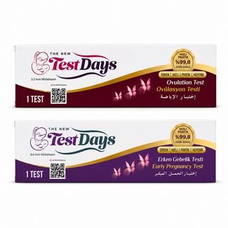 TestDays TestDays Ovulasyon ve Gebelik Testi 1+1 Paket