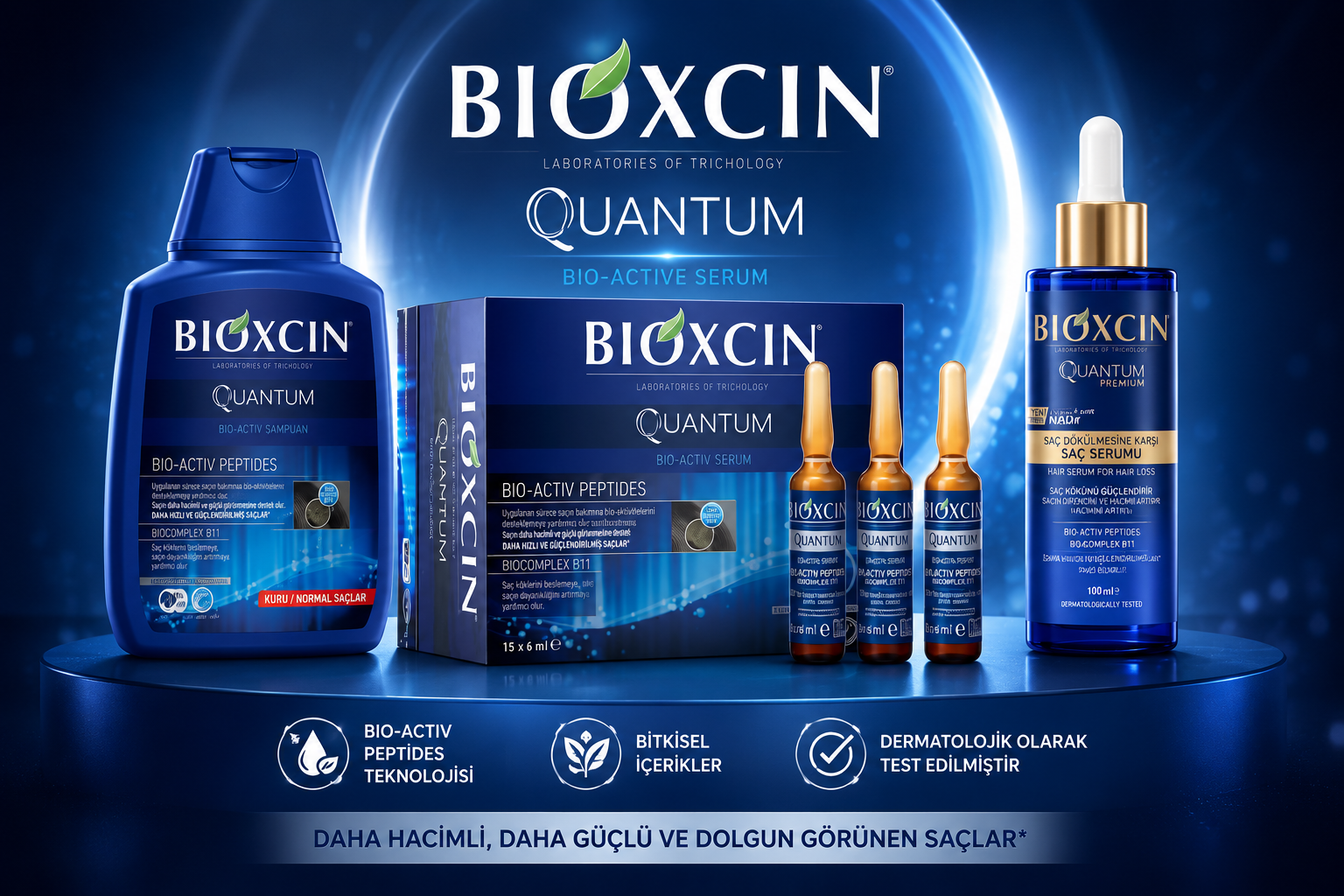 Bioxcin Quantum Shampoo & Serum Kaufen | Originale Bioxcin Produkte
