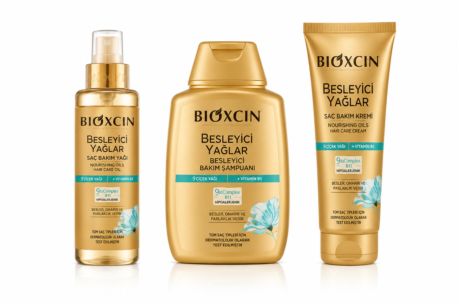 Bioxcin Nourishing Oils | Shampoo & Hair Care for Dry Hair