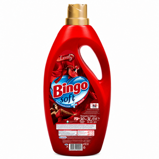 Bingo Bingo Suavizante Lovely 3 L – Frescura Duradera y Suavidad Extra