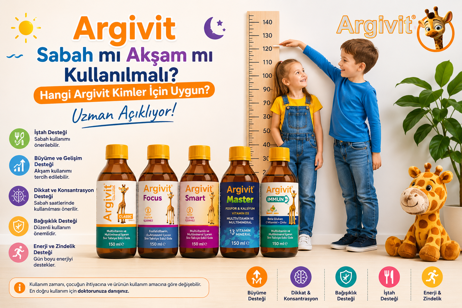 Argivit Sabah mı Akşam mı Kullanılmalı? Hangi Argivit Kimler İçin Uygun? Uzman Açıklıyor