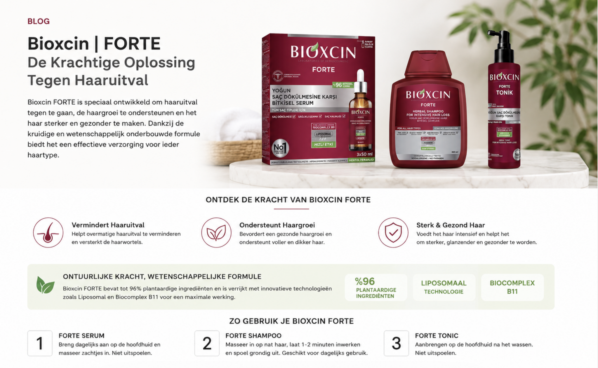 Bioxcin Forte Shampoo en Serum: Complete Gids over Gebruik, Ervaringen en Voordelen