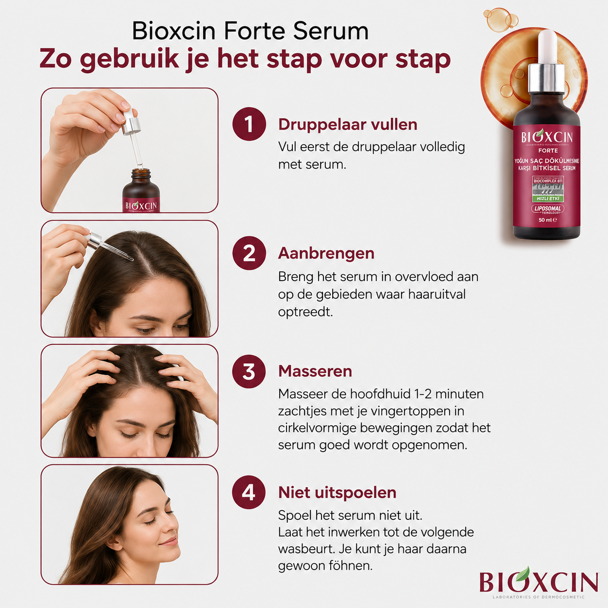 Bioxcin Forte Serum gebruiken: Complete handleiding, gebruiksduur, ingrediënten en veelgestelde vragen