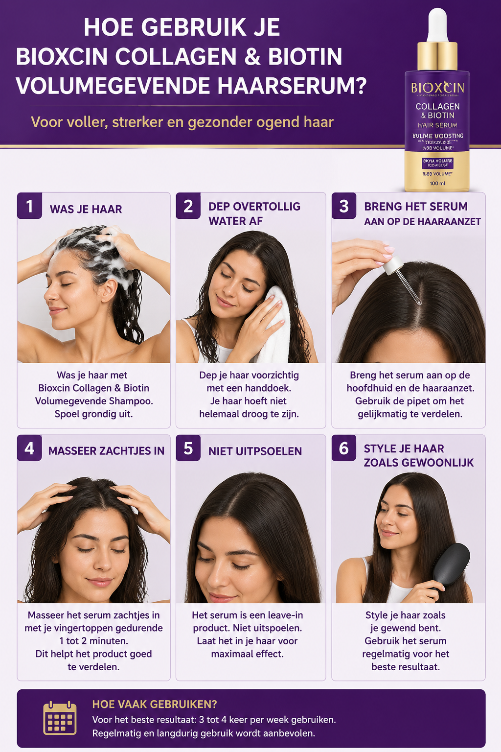 Hoe- gebruik- je- Bioxcin- Collagen- Biotin- Volumegevende -Haarserum