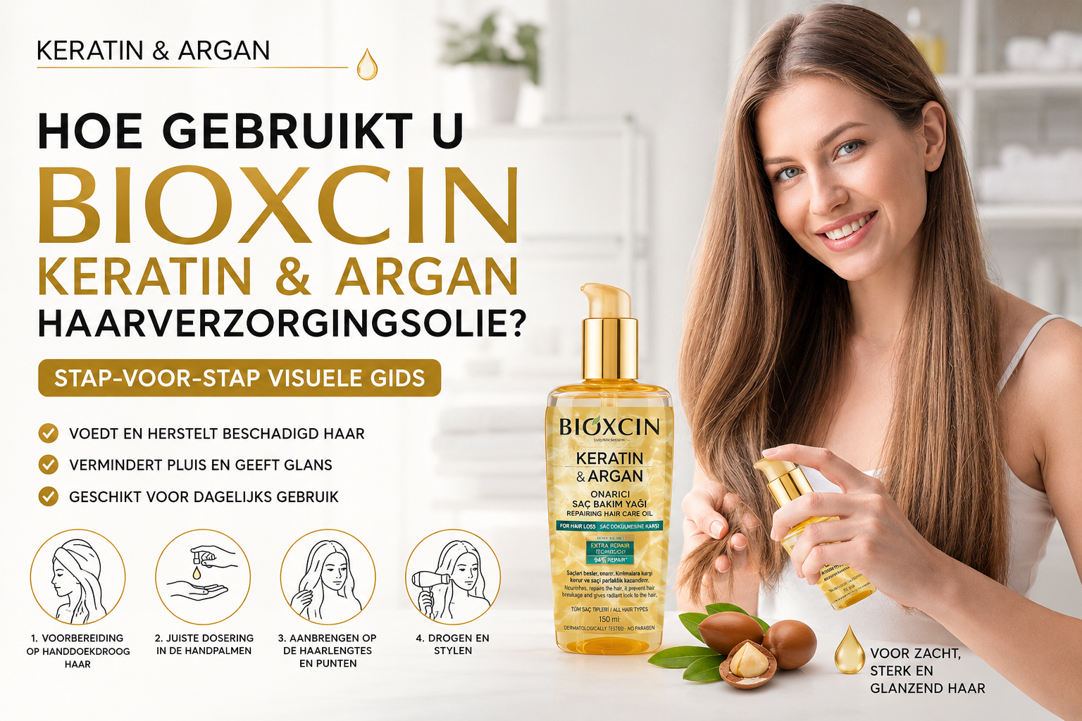 Bioxcin Keratin & Argan Herstellende Haarverzorgingsolie Review: Gebruik, Ervaringen en 50 Veelgestelde Vragen