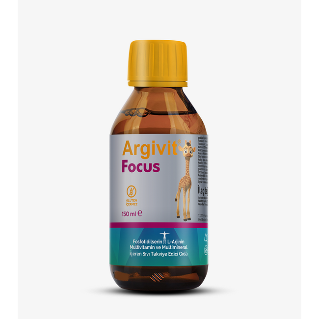 Argivit Focus Sirup 150 ml – Nahrungsergänzungsmittel mit Vitaminen und Mineralstoffen