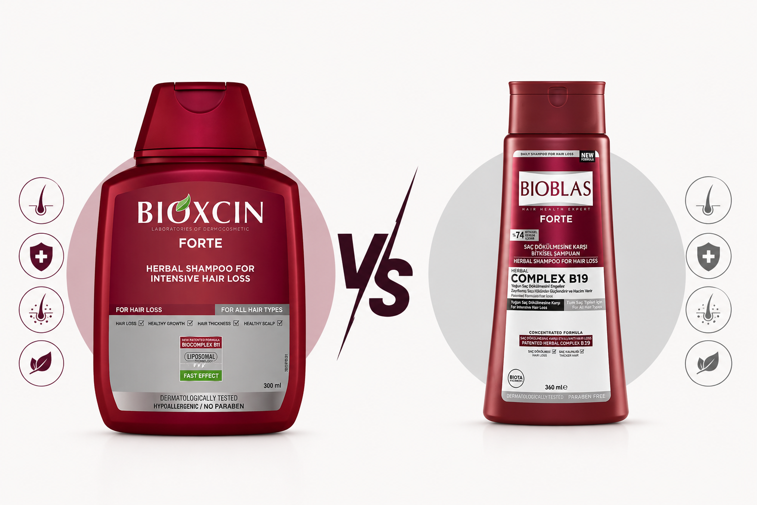 Bioxcin Forte vs Bioblas Forte: Welke Shampoo Werkt Beter Tegen Haaruitval?