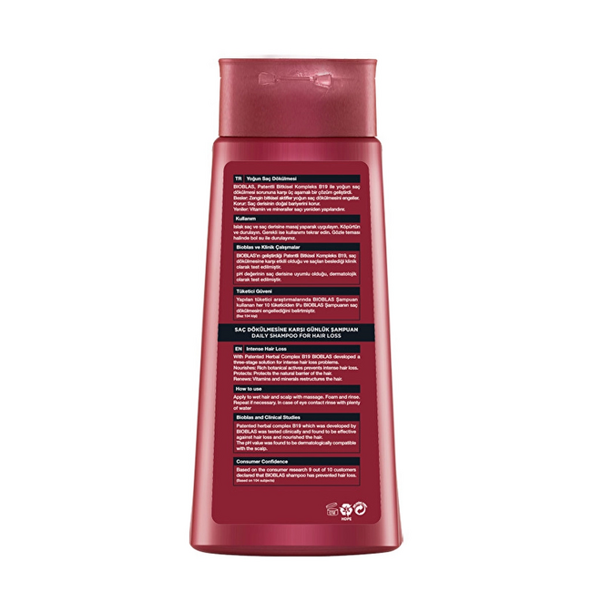 Bioblas Forte şampuan 360 ml (yoğun saç dökülmesine karşı)