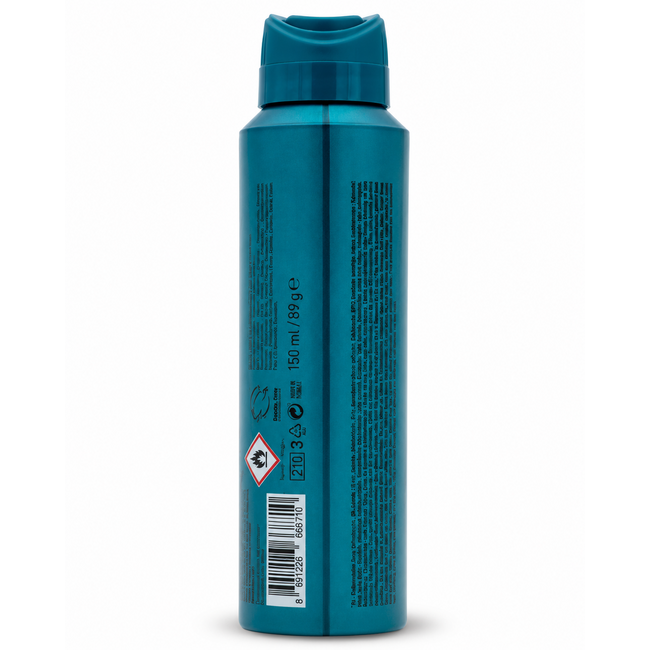 Rebul Aqua Deodorant Spray voor Mannen 150 ml | 48 Uur Bescherming | Alcoholvrij Antitranspirant