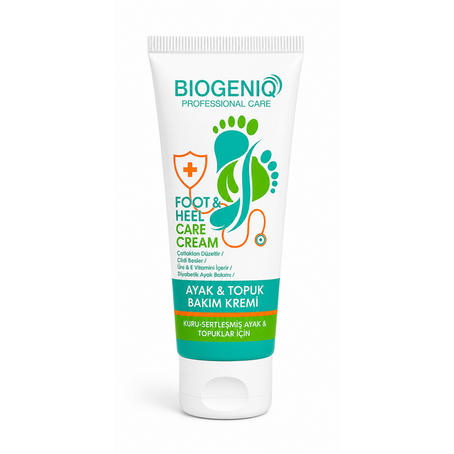 Biogeniq Ayak & Topuk Kremi 50 ml – Kuru, Çatlamış Topuklar ve Nasırlar İçin |