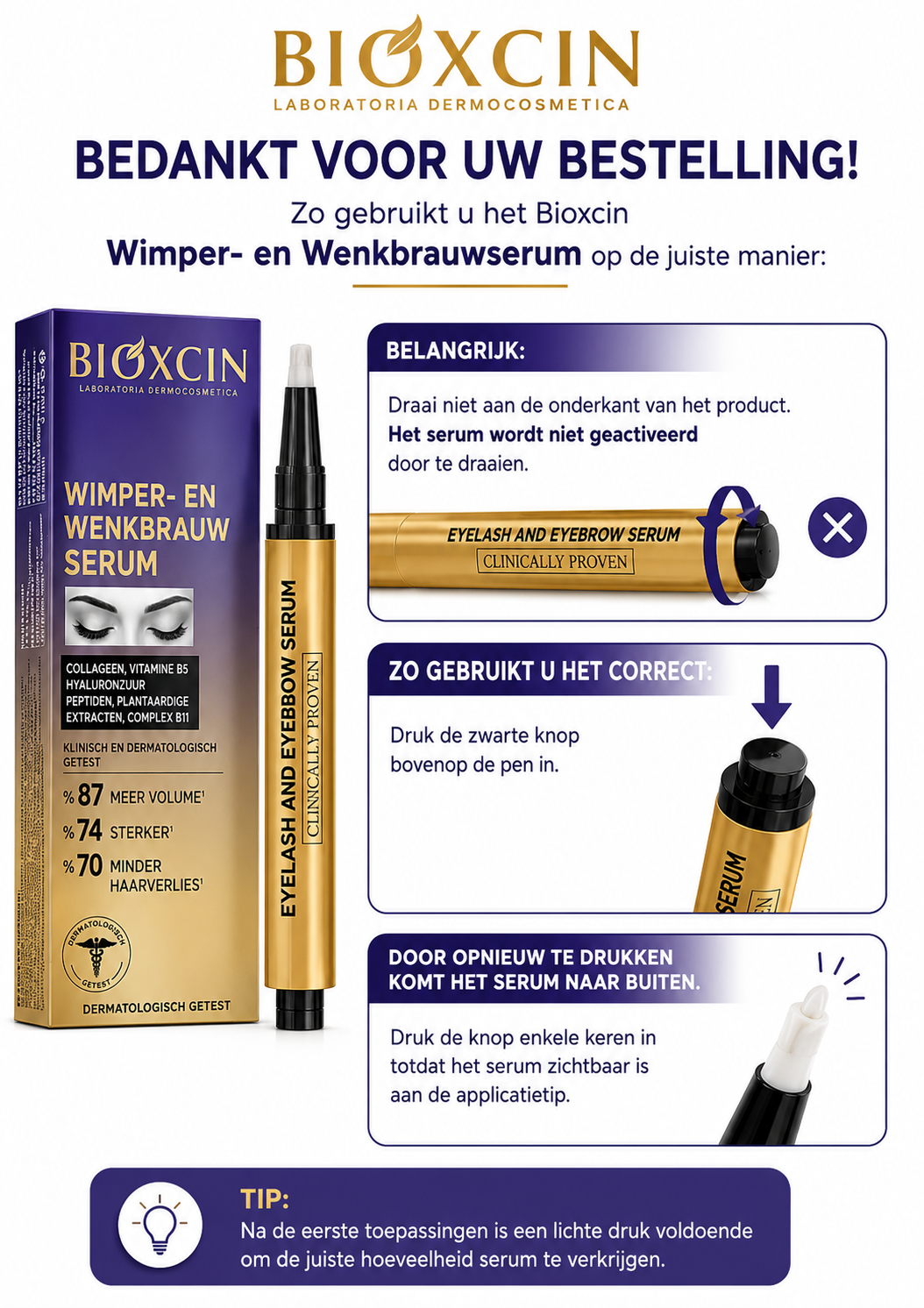 Bioxcin Wenkbrauw- & Wimperserum: Echte Klantervaringen, Reviews en Hoe Werkt de Applicator?