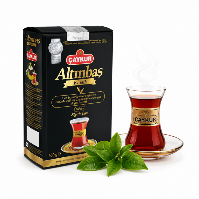 Caykur Altınbaş Siyah Çay 500 g – Premium Türk Çayı | Altın Filiz Yapraklarından Özel Harman
