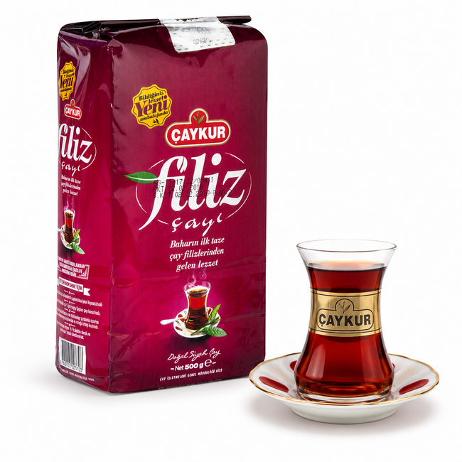 Caykur Filiz Lüks Çay 500 g – Premium Türk Siyah Çayı | Karadeniz'in Taze Filiz Yapraklarından