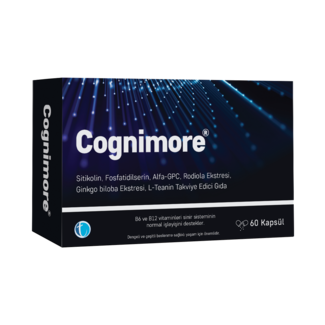 TAB ILAC Cognimore 60 Cápsulas Vegetales – Citicolina, Fosfatidilserina, Alpha-GPC, Ginkgo Biloba y L-Teanina