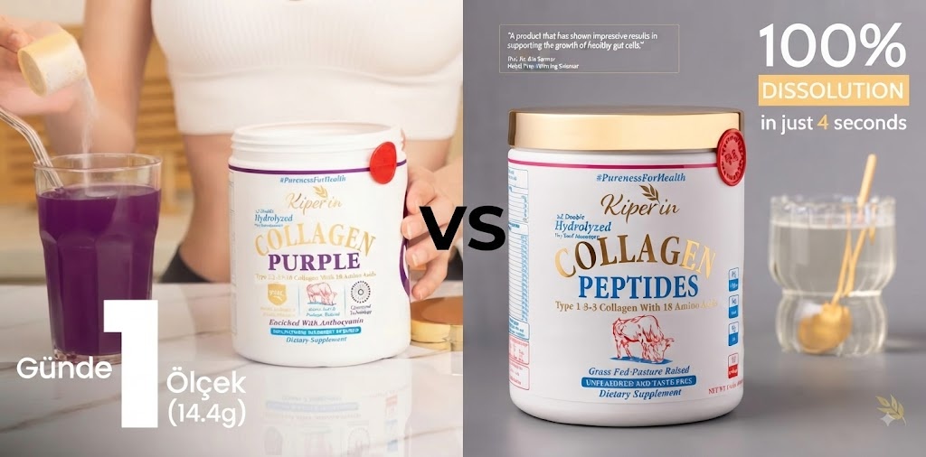 Kiperin Purple Collagen mı Classic Collagen mı? Farkları, Kullanıcı Yorumları ve Hangisi Daha İyi?