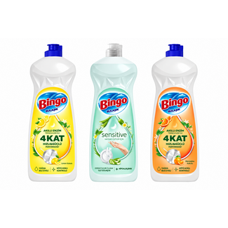 Bingo Bingo Afwasmiddel 3-Pack – Citroen, Sensitive & Mandarijn