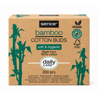 Sence Sence Bamboo Cotton Buds 200 Pieces | 100% Cotton & FSC