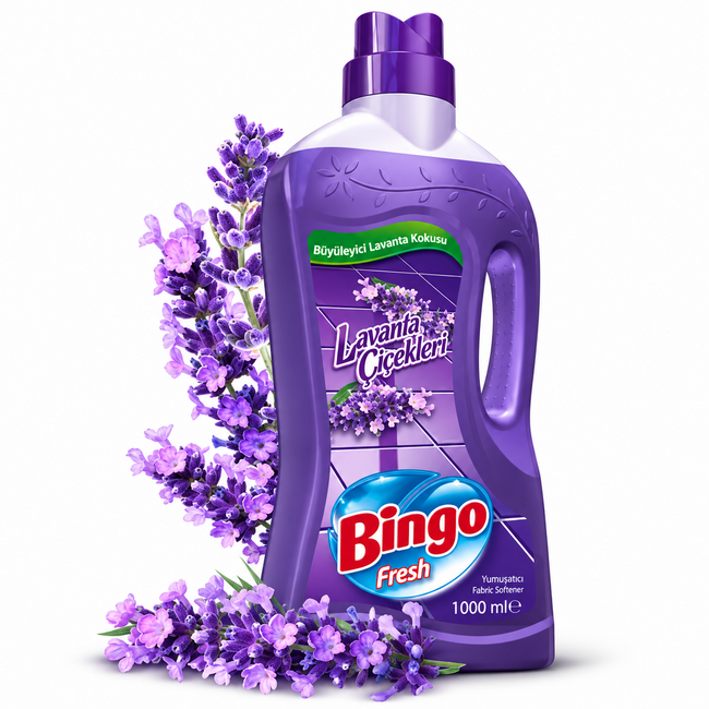 Bingo Fresh Lavendel Allesreiniger 1000 ml – Geparfumeerde Oppervlaktereiniger met Lavendelgeur