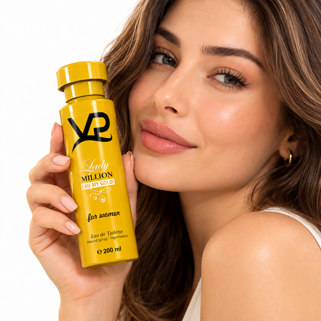 VP Parfum  Lady Million Women Deodorant 200 ml – Geparfumeerde Deodorantspray voor Dames