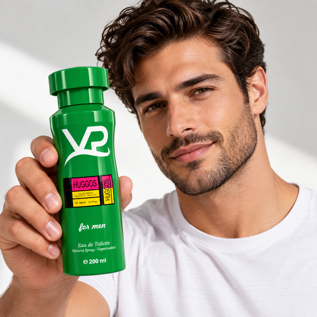 VP Parfum  Huggos Men Deodorant 200 ml – Geparfumeerde Deodorantspray voor Heren