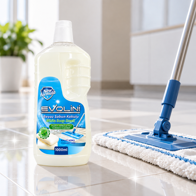 Evolini Witte Zeep Allesreiniger 1000 ml – Geparfumeerde Oppervlaktereiniger met Witte Zeep Geur