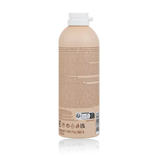 Eyup  Sabri Tuncer No.4 Scheerschuim 400 ml | Aloë Vera, Vitamine E & Menthol
