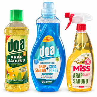 doa Miss & Doa Groene Zeep Schoonmaakset 3-delig – 3230 ml