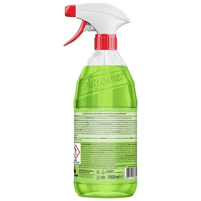 Asperox Retro Witte Azijn & Natuurlijke Oliën Allesreiniger Spray 1 L – Mintgeur
