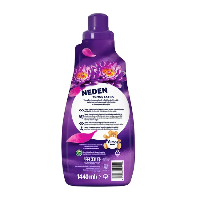 Yumos Lotus Wasverzachter 1440 ml – 60 Wasbeurten met Frisse Geur
