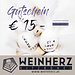 WEINHERZ Oster - Gutschein im Wert von € 15,-