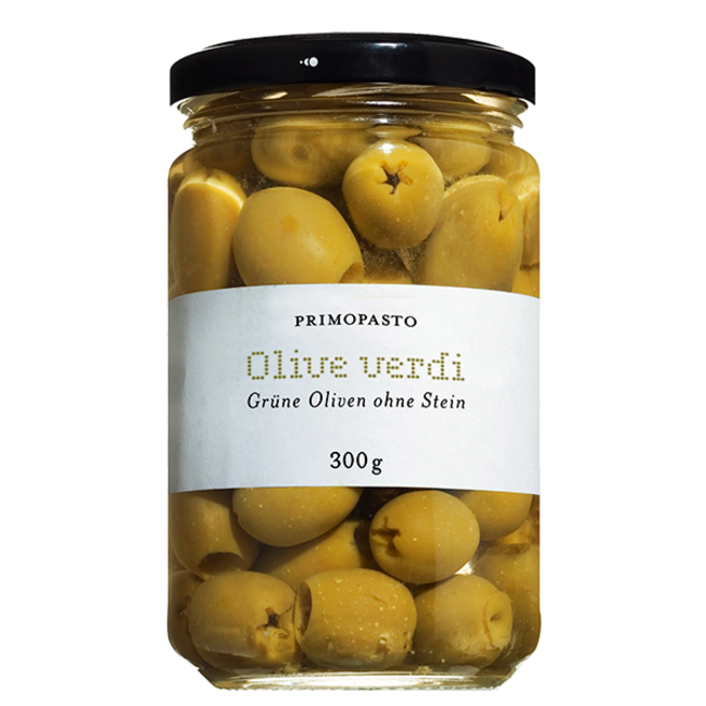 Olive Verdi Snocciolate (300g)