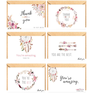 Glückwunschkarte - "Thank You II"