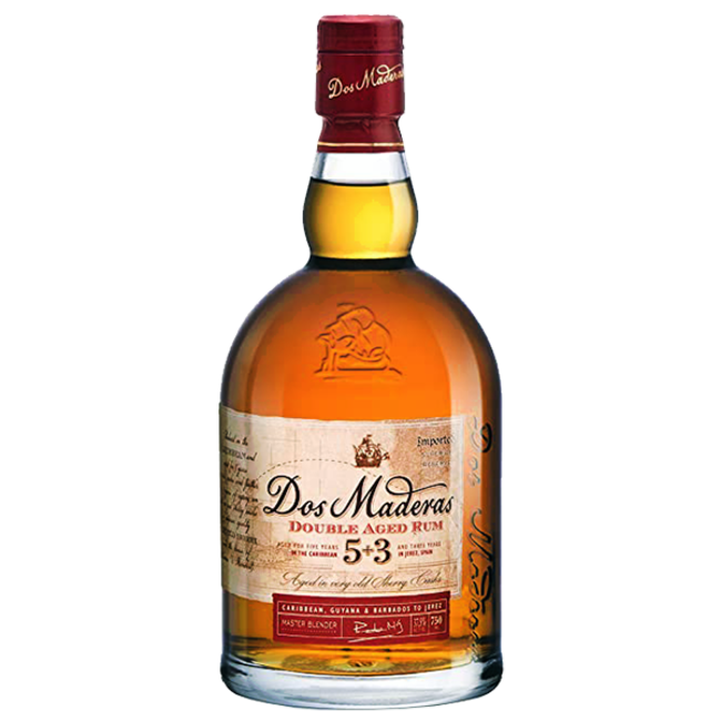 Double Aged 5 + 3 Rum 0.7 l 37.5% vol