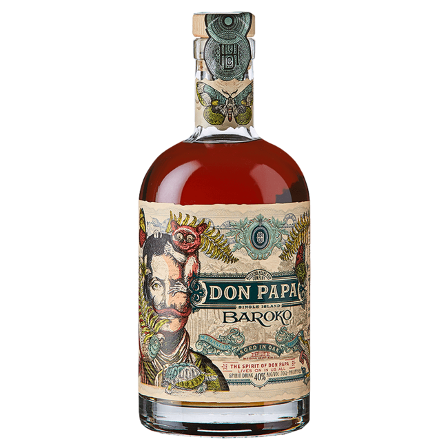 Don Papa Rum  / Philippinen, Insel Negro Don Papa Single Island Baroko Rum Based Spirit 0.7 l 40% vol