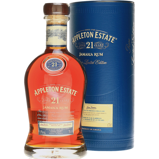 Appleton Estate 21 Years Rare Limited Edition Jamaica Rum 0.7 l 43% vol