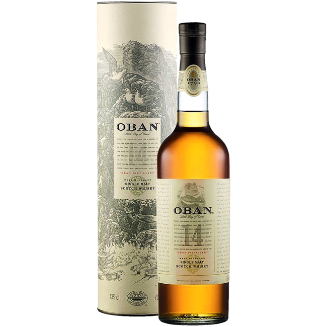 Oban 14 Years Old Single Malt Highland Scotch Whisky 0.7 l 43% vol