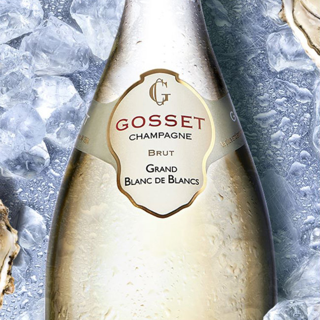 Gosset Grand Blanc de Blancs Brut in Geschenkpackung 0,75 l 12 % vol