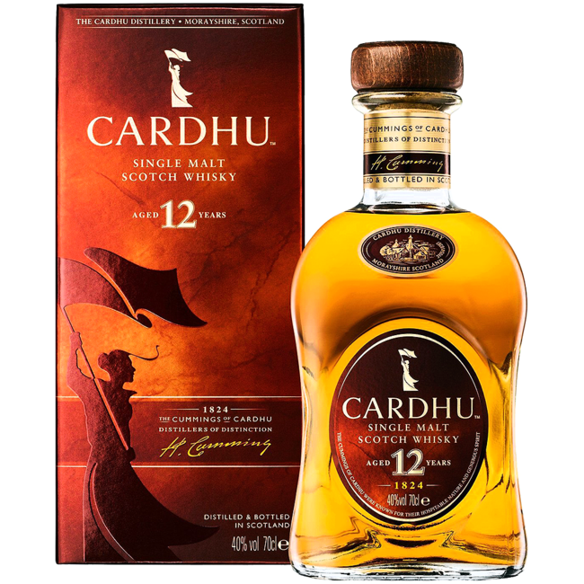 Cardhu 12 Years Single Malt Whisky 0.70 l 40% vol