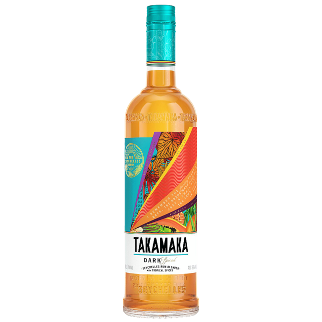 Takamaka Dark Spiced Rum Based Spirit 0.7 l 38% vol