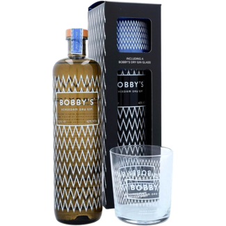 Bobby's Distillery / Niederlande Schiedam Dry Gin Set mit Glas 0.7 l 42% vol