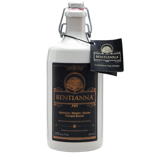 Bentianna Gentian - Honey - Herbs Unique Blend Likör 0.7 l 13% vol