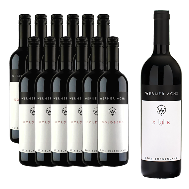 1x XUR 2019 3 l & 12x Zweigelt Goldberg 2024 0.75 l Paket