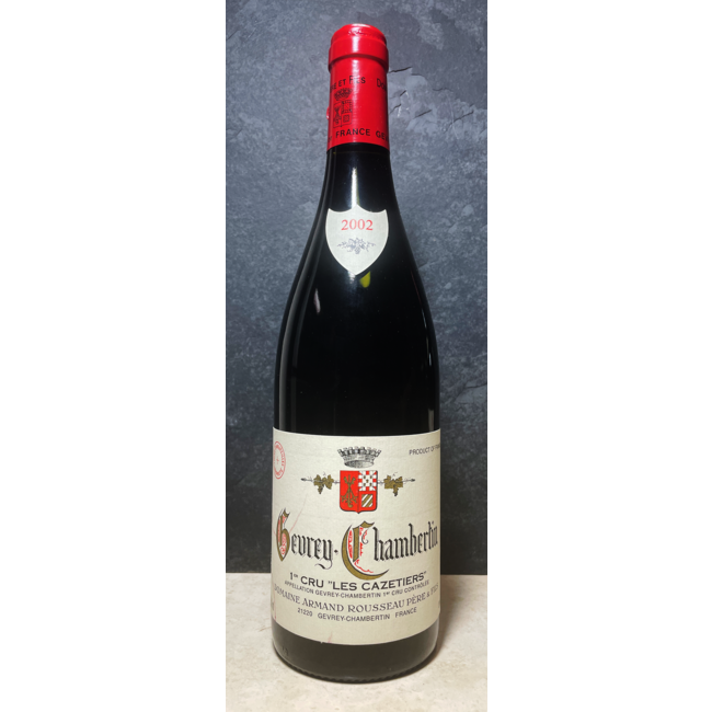 RARITÄT Gevrey- Chambertin 1er Cru "Les Cazetiers" 2002 0.75 l